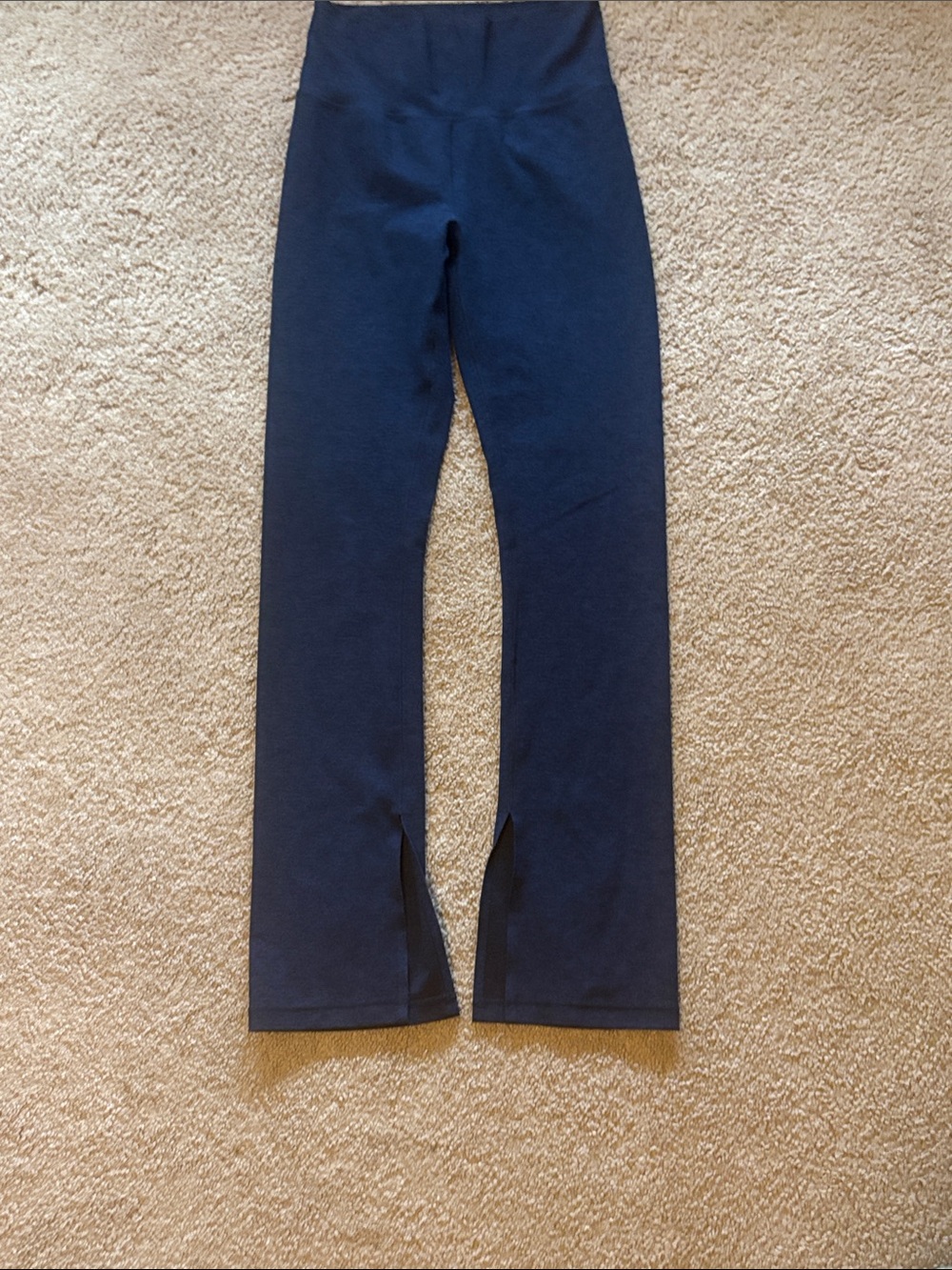 Calia size medium Navy Leggings with Front Slit Hem
